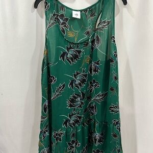 CAbi Zoe Falling Flowers Floral Blouse